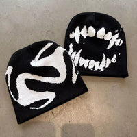 Goth Tooth Knit Beanie