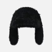 Fluffy Rabbit Ears Beanie