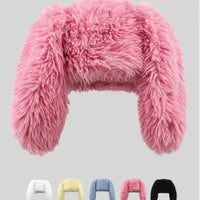 Fluffy Rabbit Ears Beanie