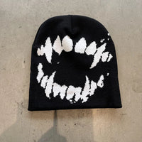 Goth Tooth Knit Beanie