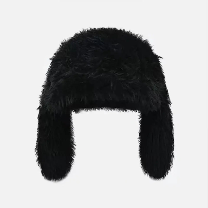Fluffy Rabbit Ears Beanie