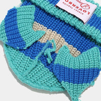 LOVERBOY Striped Cat Ears Beanie